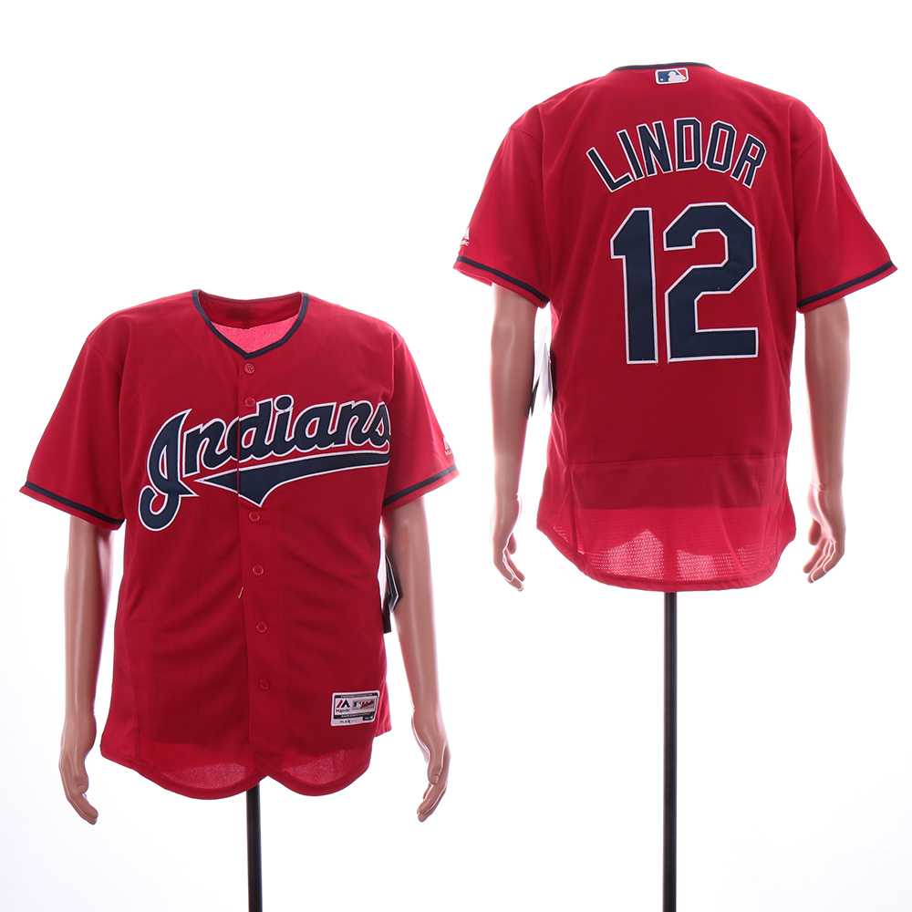 Indians 12 Francisco Lindor Red Flexbase Jersey Sguo,We sell and wholesale Indians 12 Francisco Lindor Red Flexbase Jersey Sguo on line form chian!